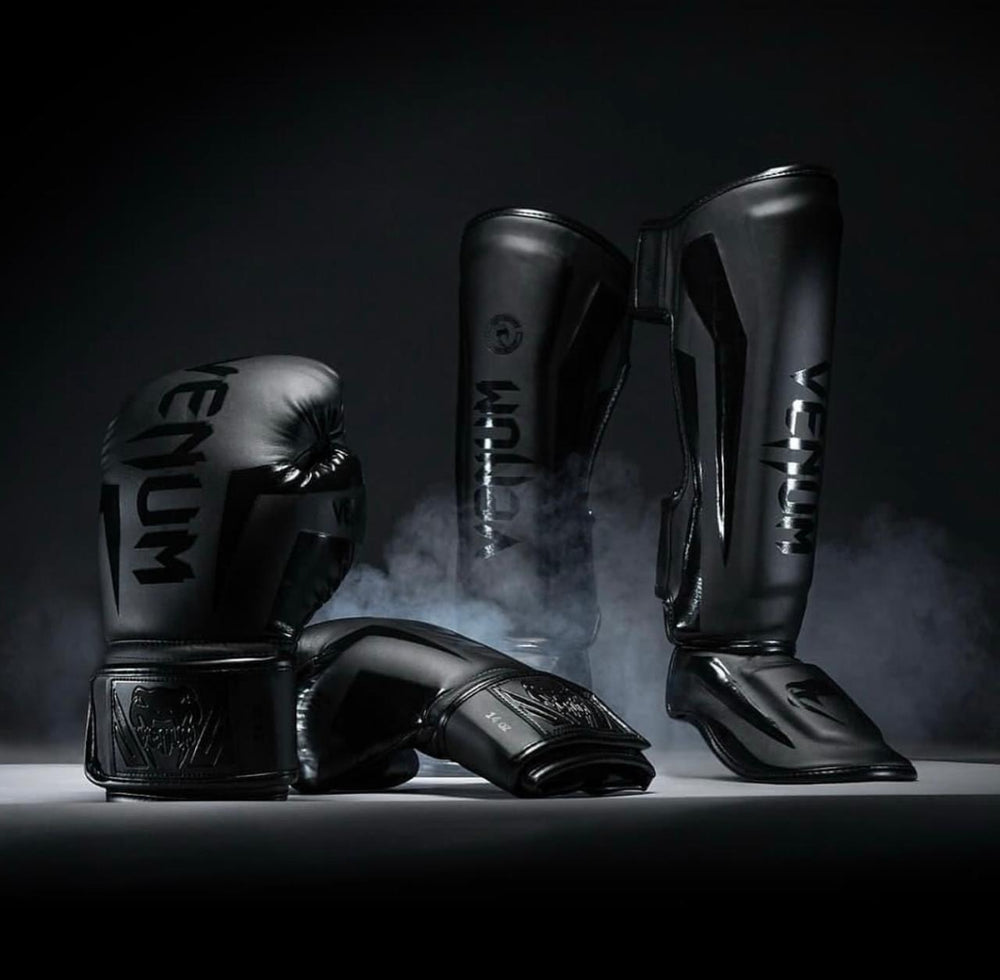 Venum Boxing & Kickboxing Set – Gloves + Shin Guards